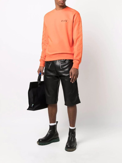 Off-White logo-print sweatshirt outlook