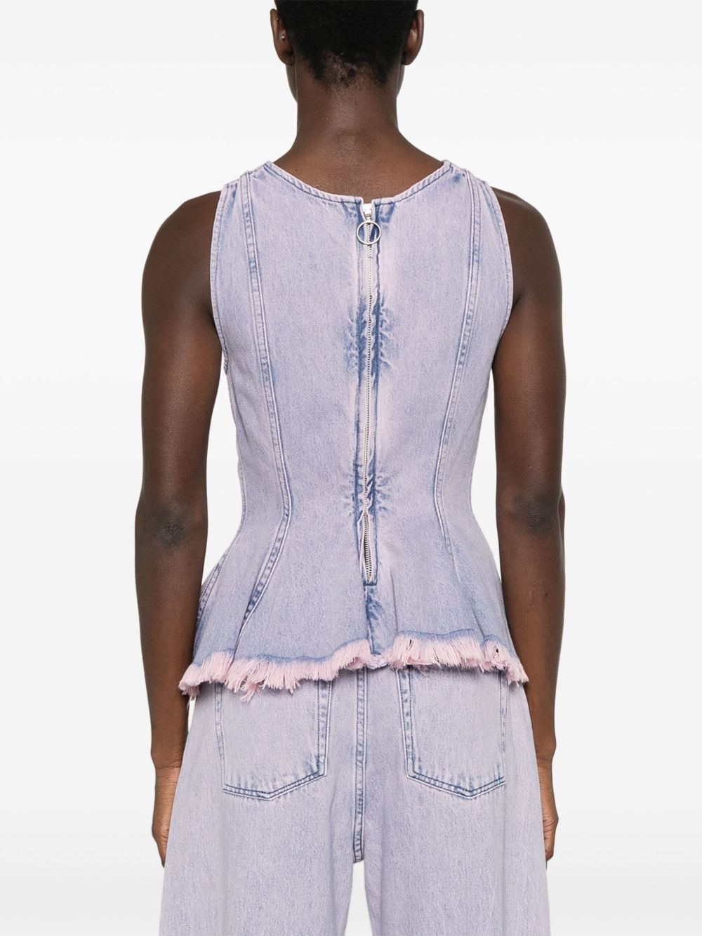 denim tank top - 4