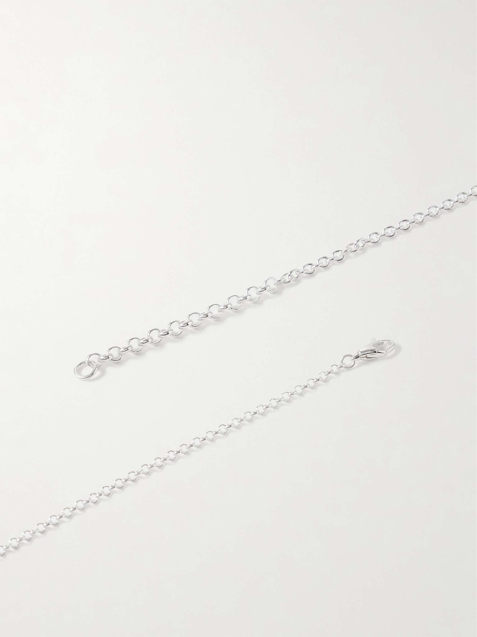 Trademark Sterling Silver and Enamel Pendant Necklace - 4