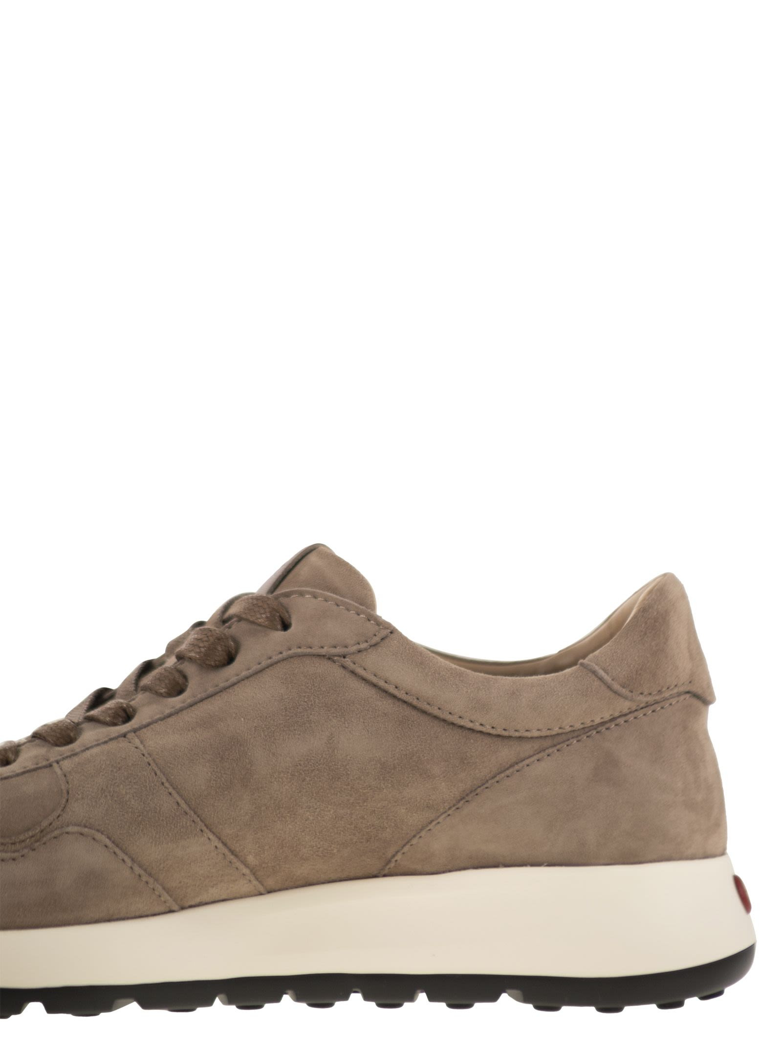 Tod's Men Red Dot Suede Sneakers By Pashmy - 7