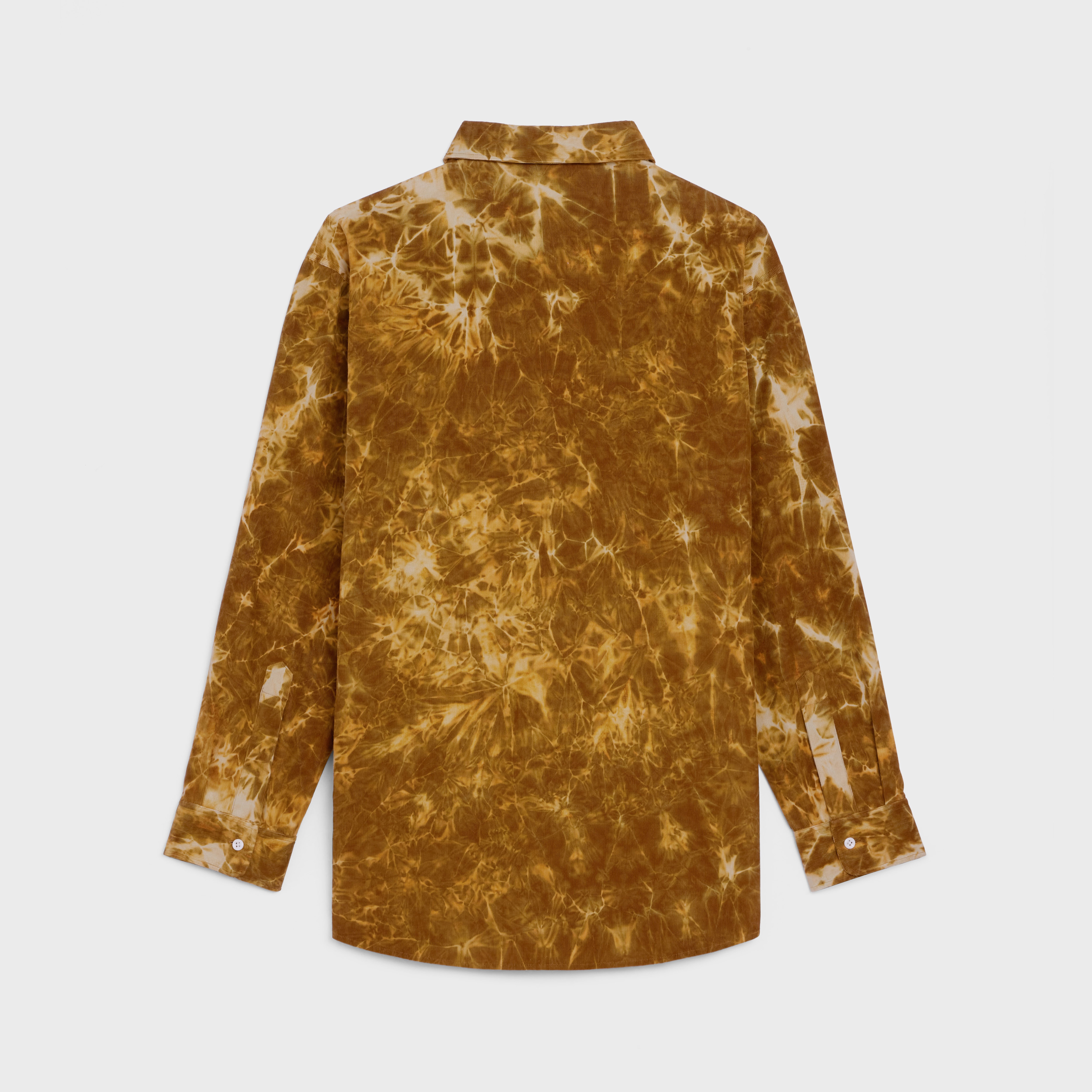 OVERSIZED TIE-DYE SHIRT IN VELVET - 2