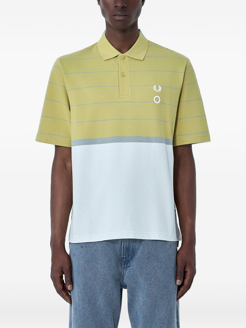 buttoned striped polo shirt 1
