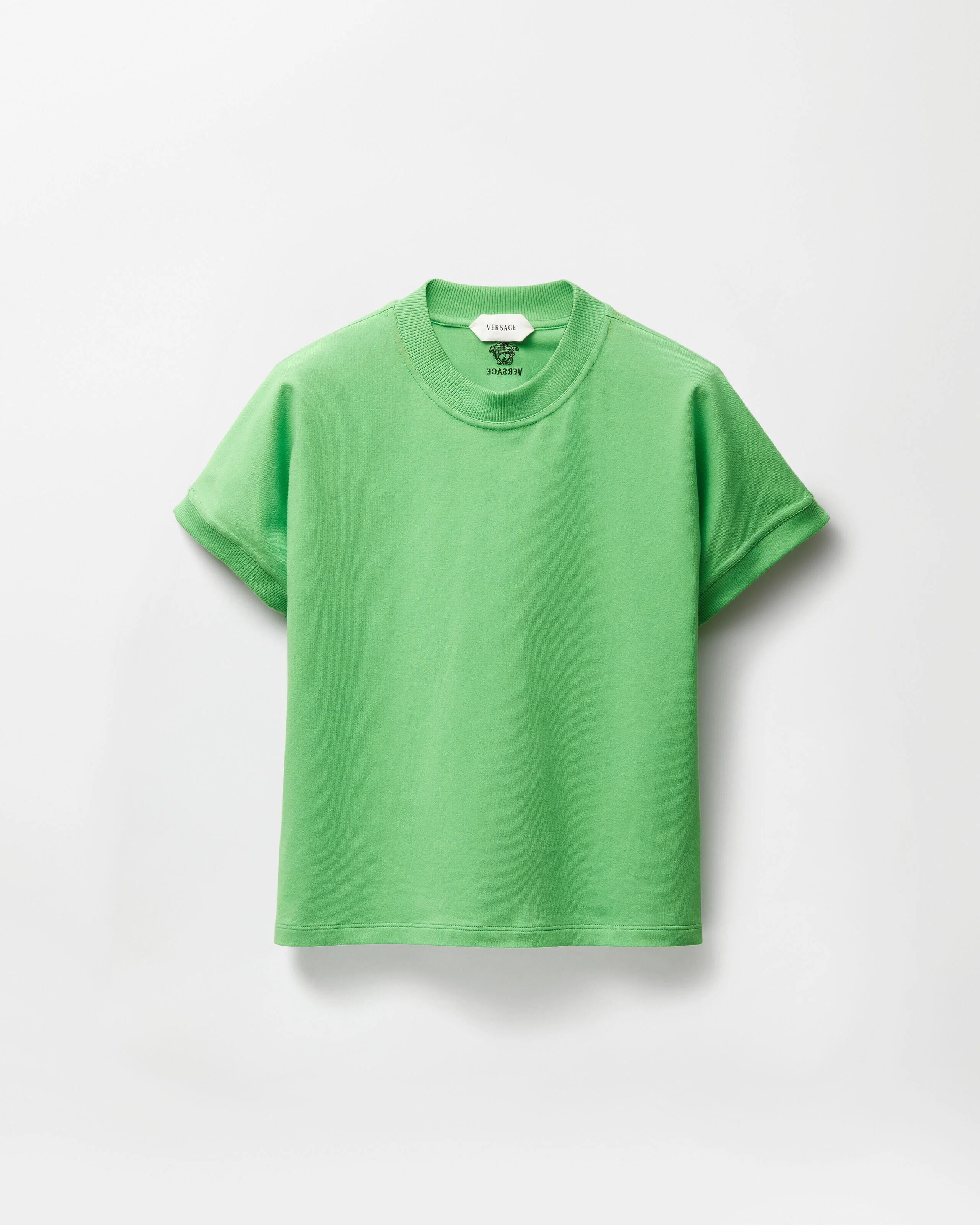 Embroidered Stretch Cotton-Jersey T-Shirt - 1