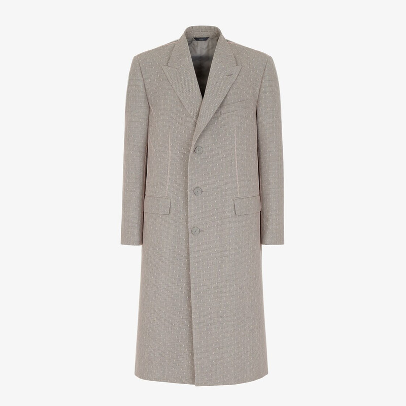 Dove gray wool coat 1