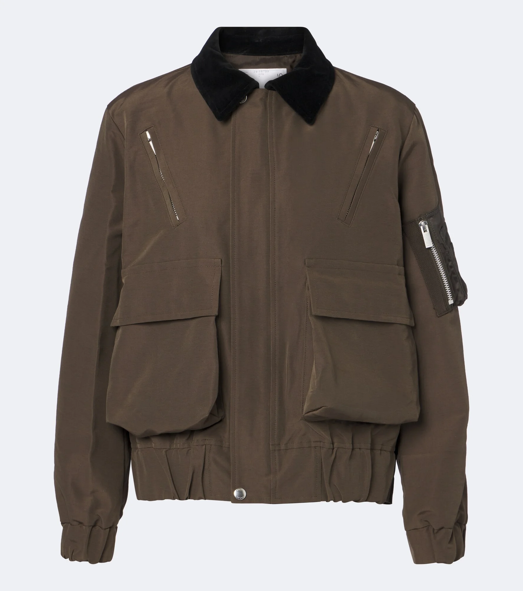 Cotton-blend blouson jacket - 1