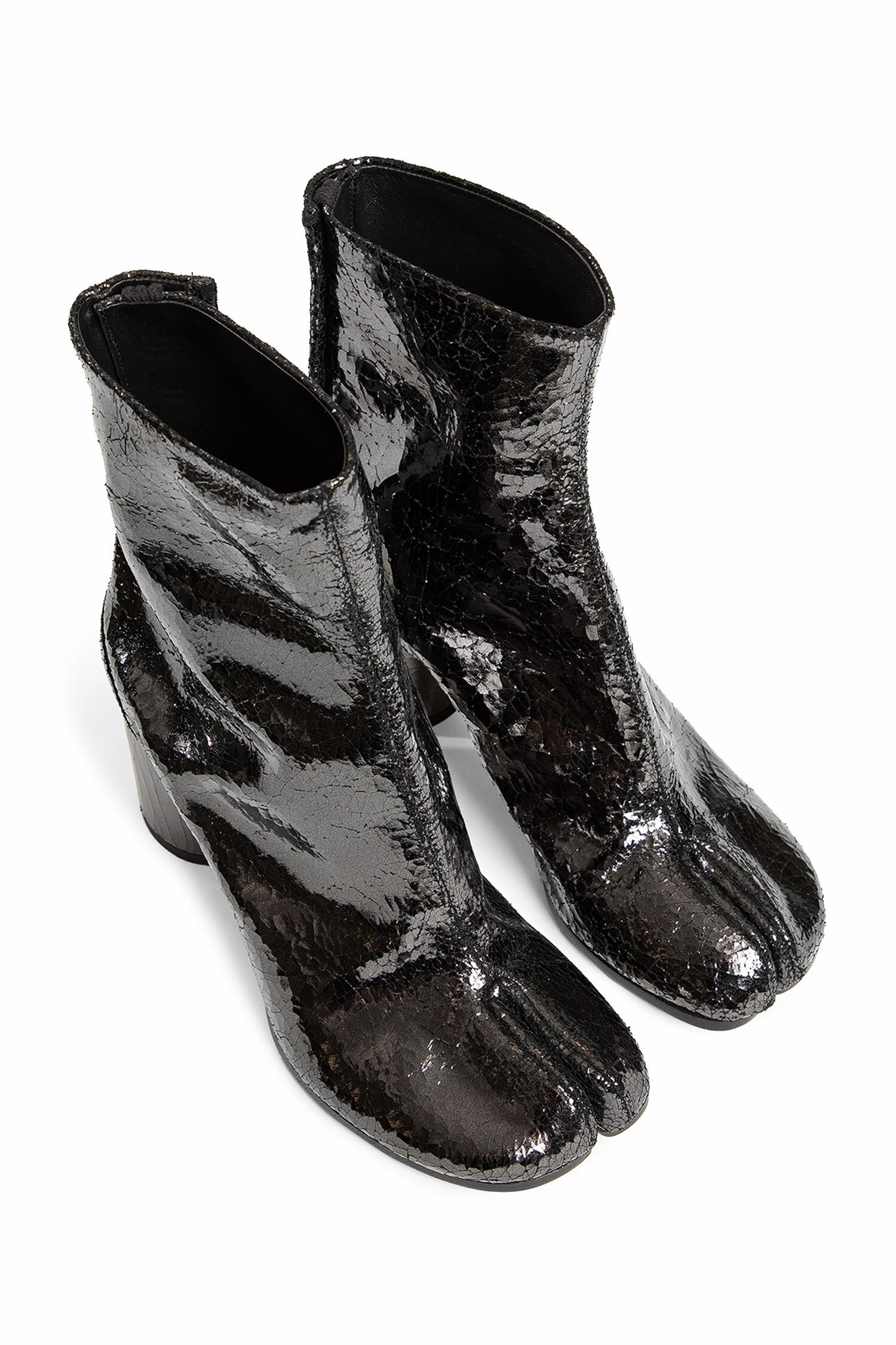 Tabi-Ankle-Boots-In-Crackled-Mirror-Leather - 6