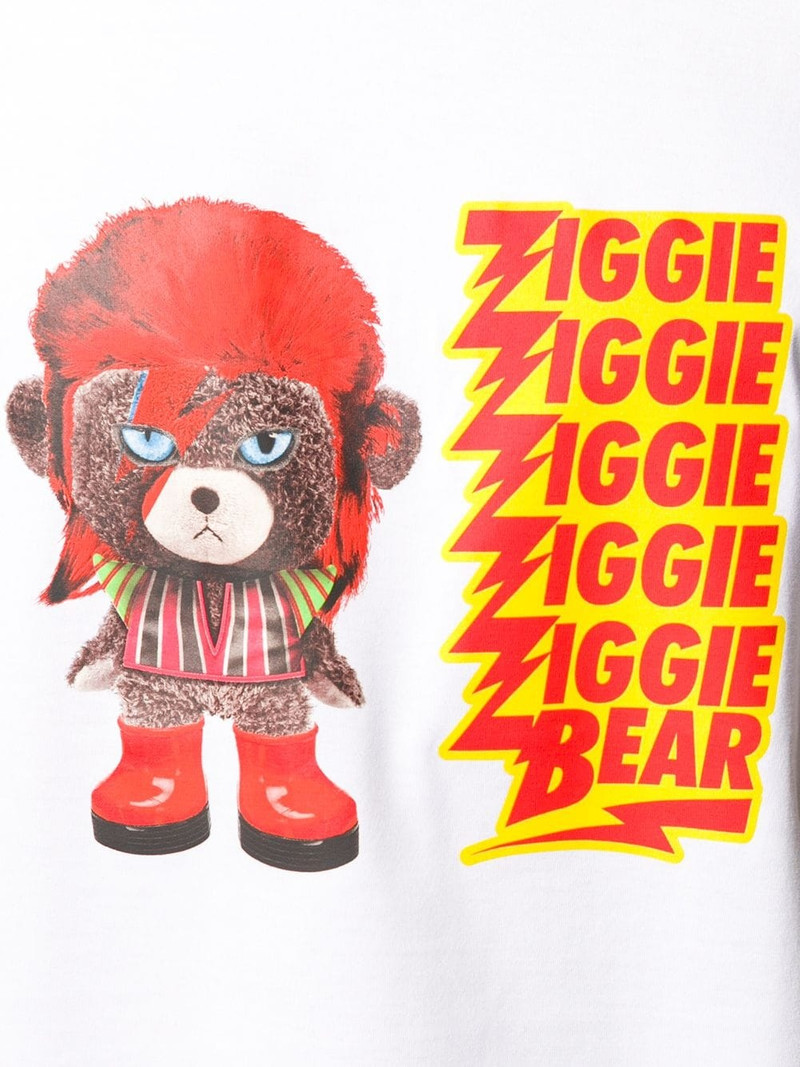 Ziggie bear print cotton T-shirt 5
