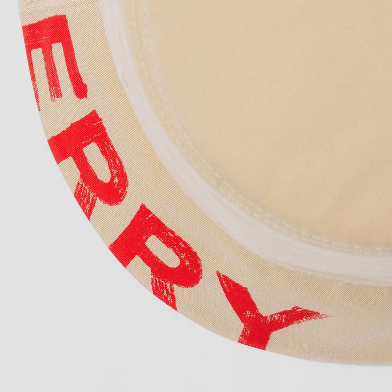 Reversible Logo Print Cotton Gabardine Bucket Hat - 2