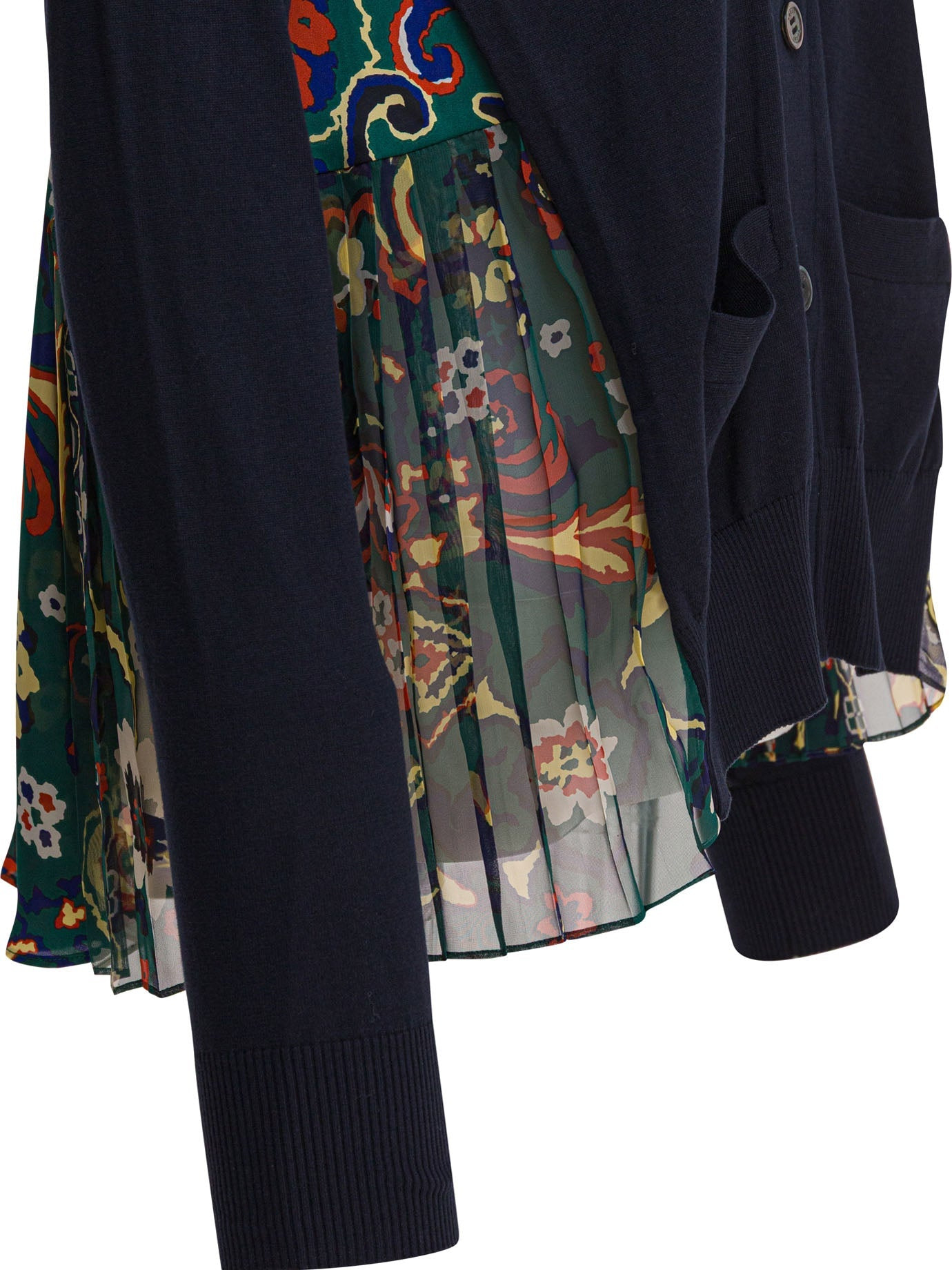 Sacai Women Cardigan With Floral Print - 4
