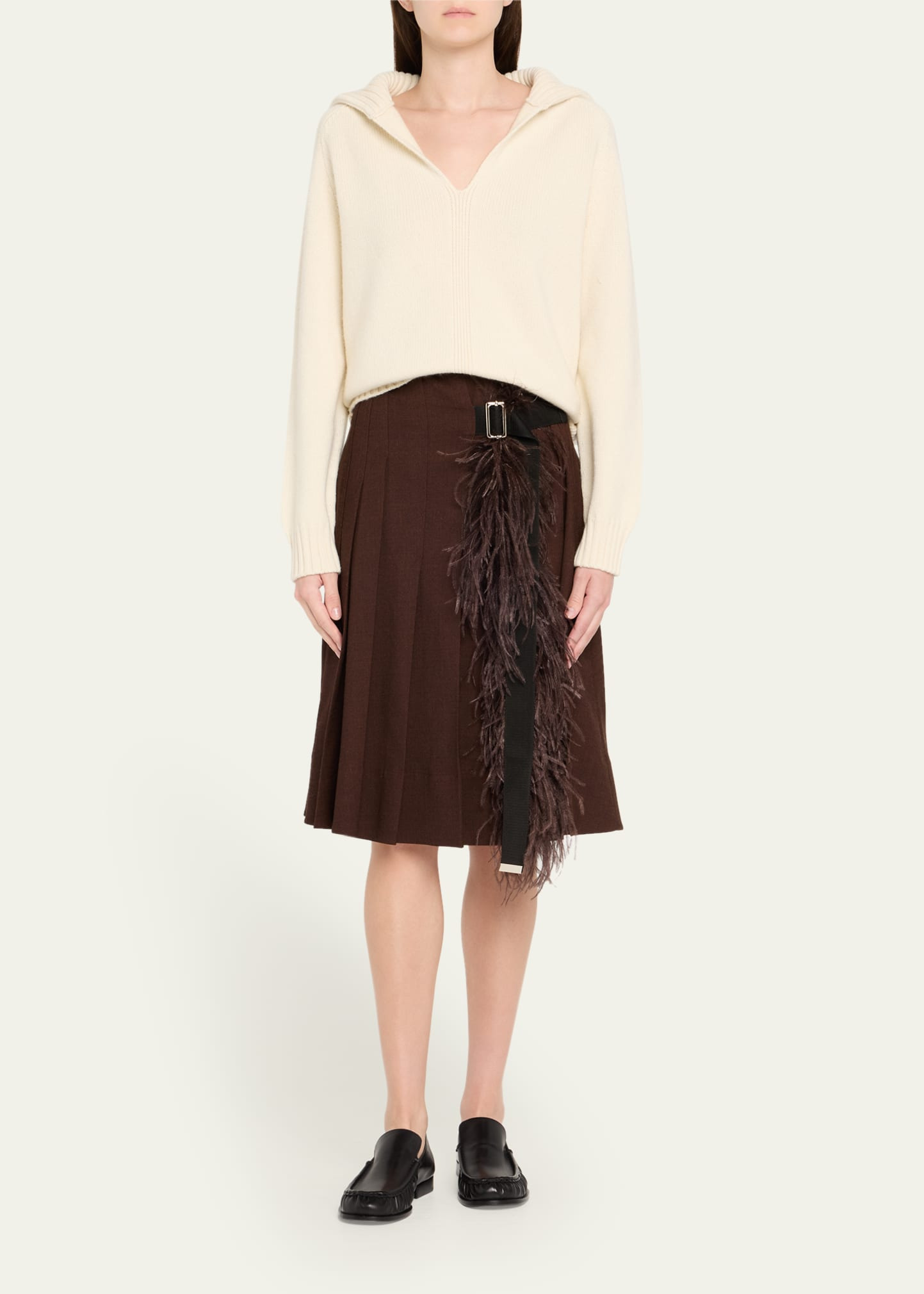 Cashmere Knit Polo Sweater - 2