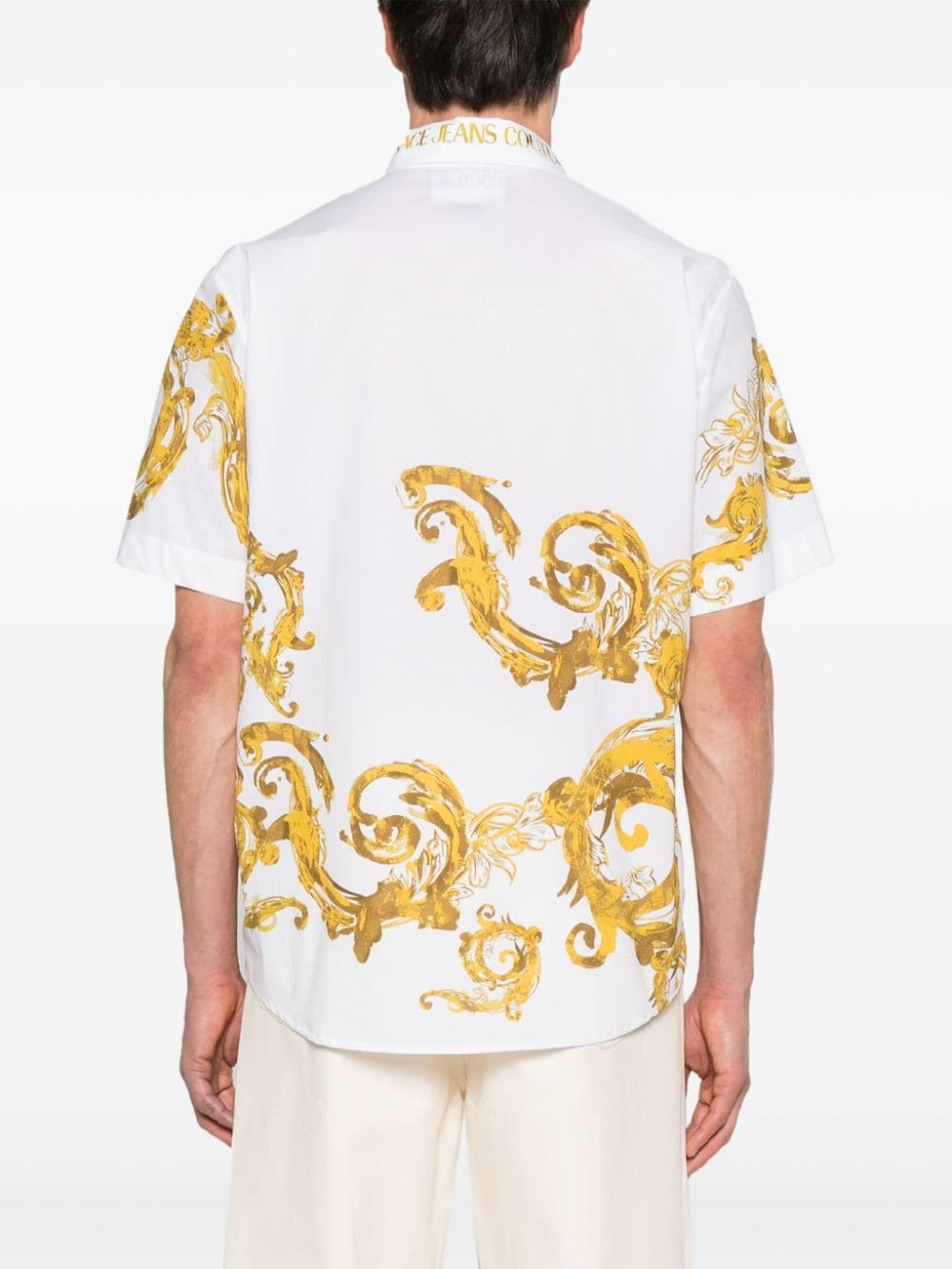 Watercolor Couture-print cotton shirt - 4