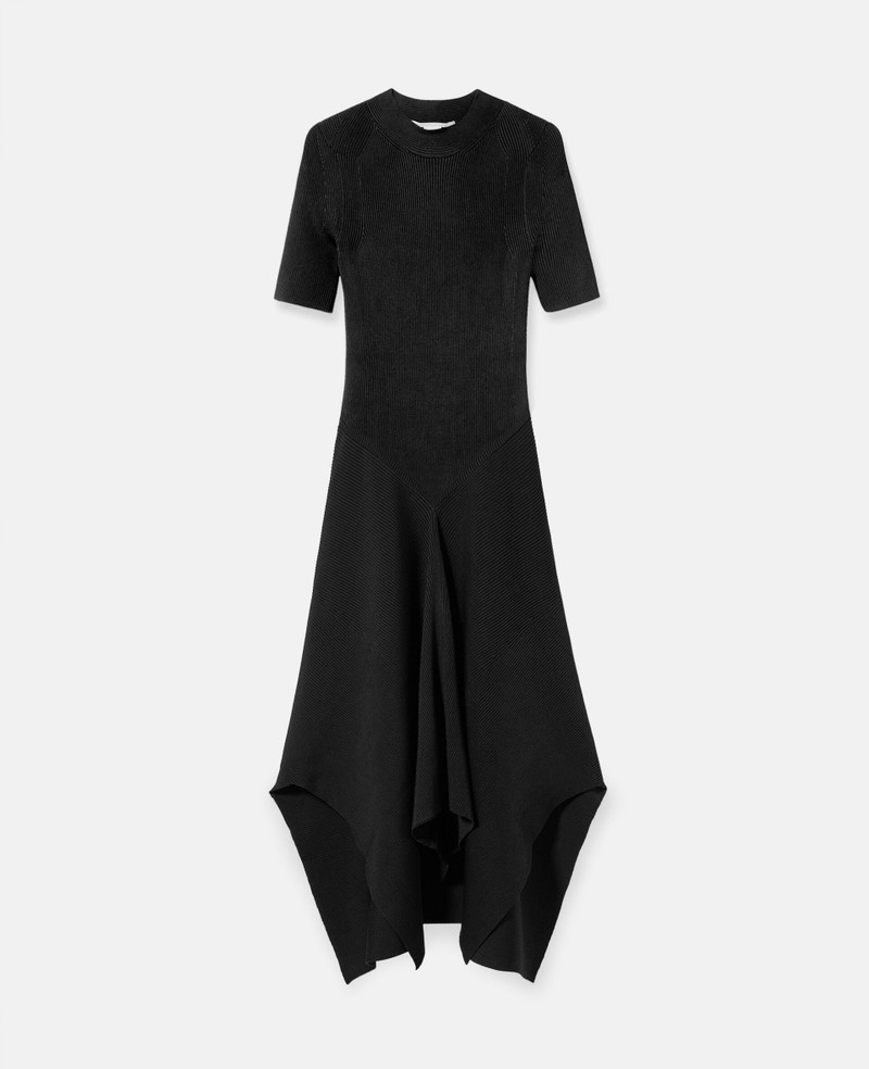 Compact Rib Knit Dress 1