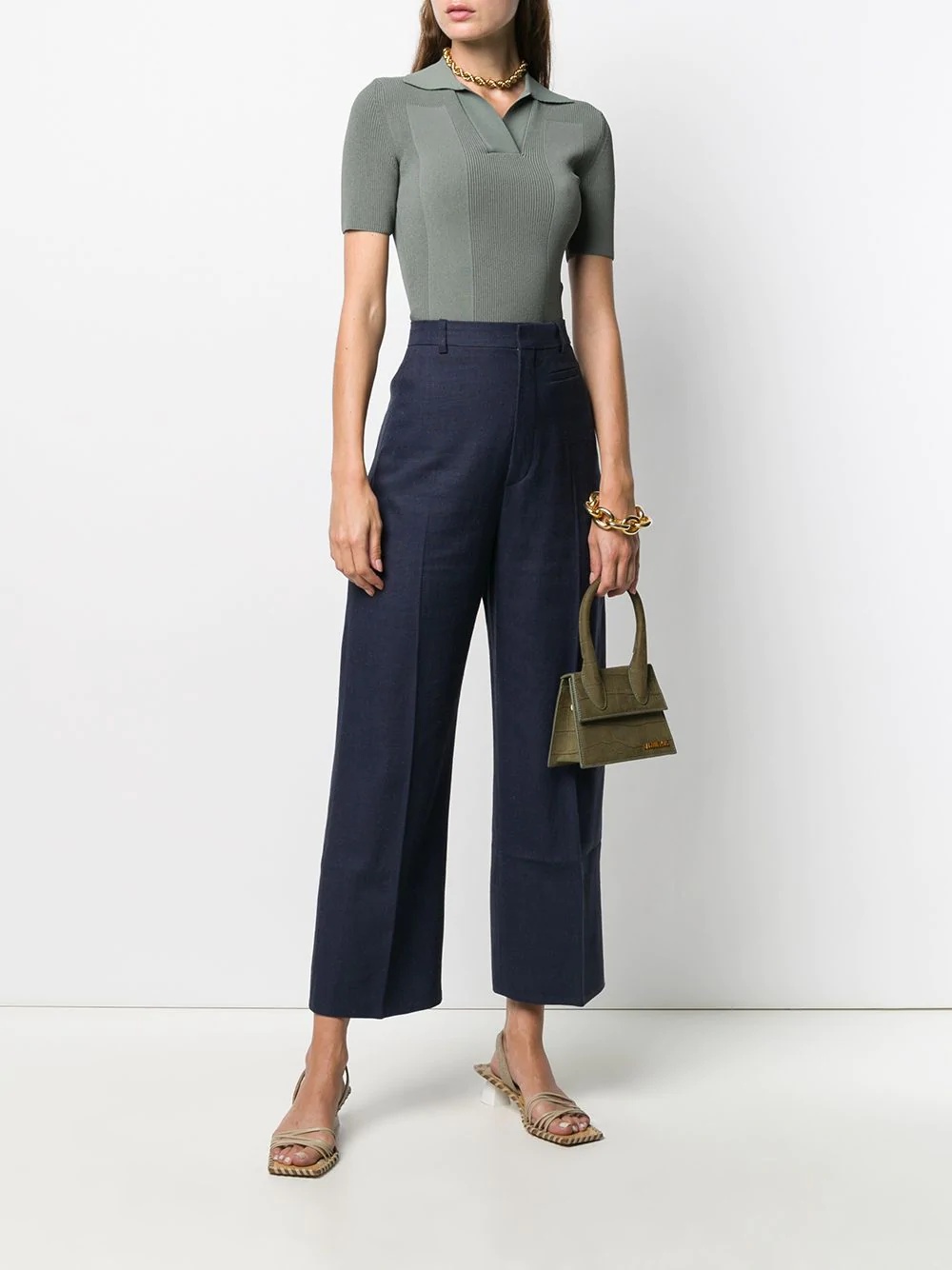 Le pantalon Santon cropped trousers  - 2