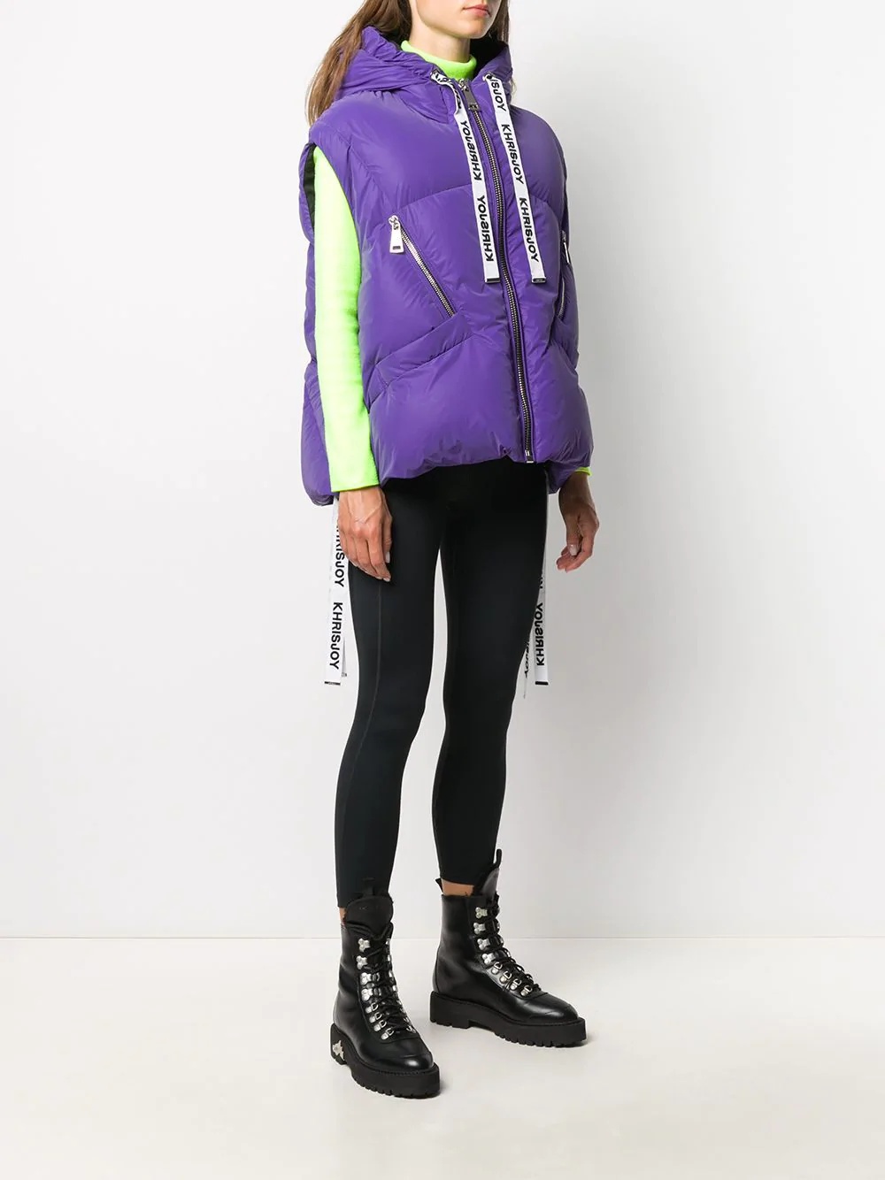 oversized hooded puffer jacket - 3