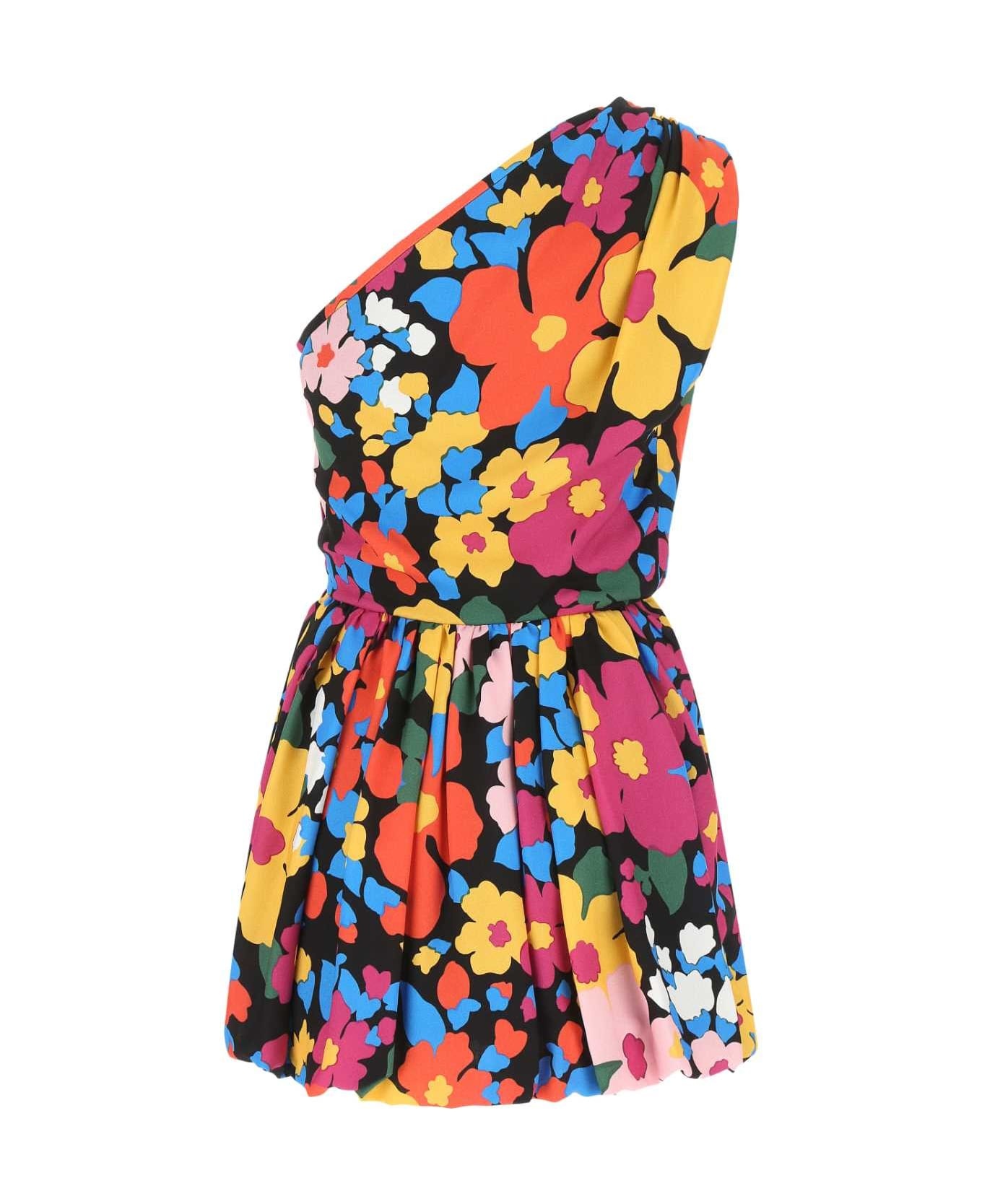 Printed Viscose Mini Dress - 2