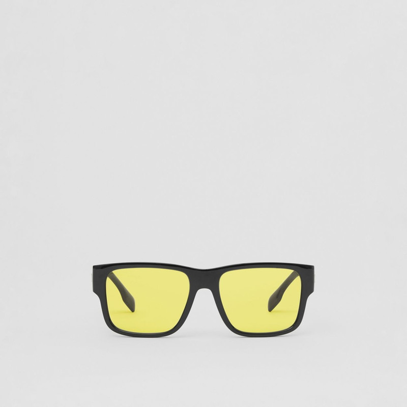 Logo Detail Square Frame Sunglasses - 1