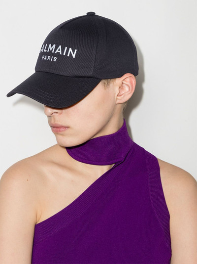 Balmain embroidered logo baseball cap outlook