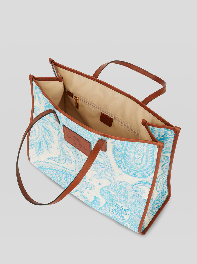 LIQUID PAISLEY BEACH SHOPPING BAG 4