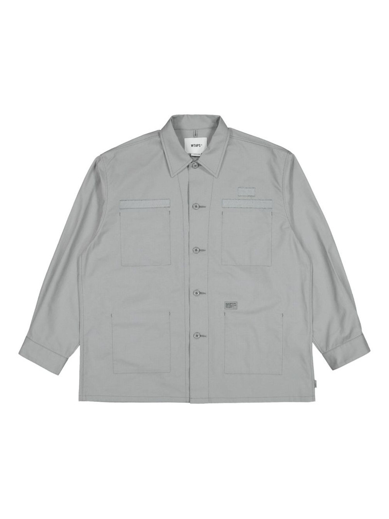 multi-pocket cotton shirt 1