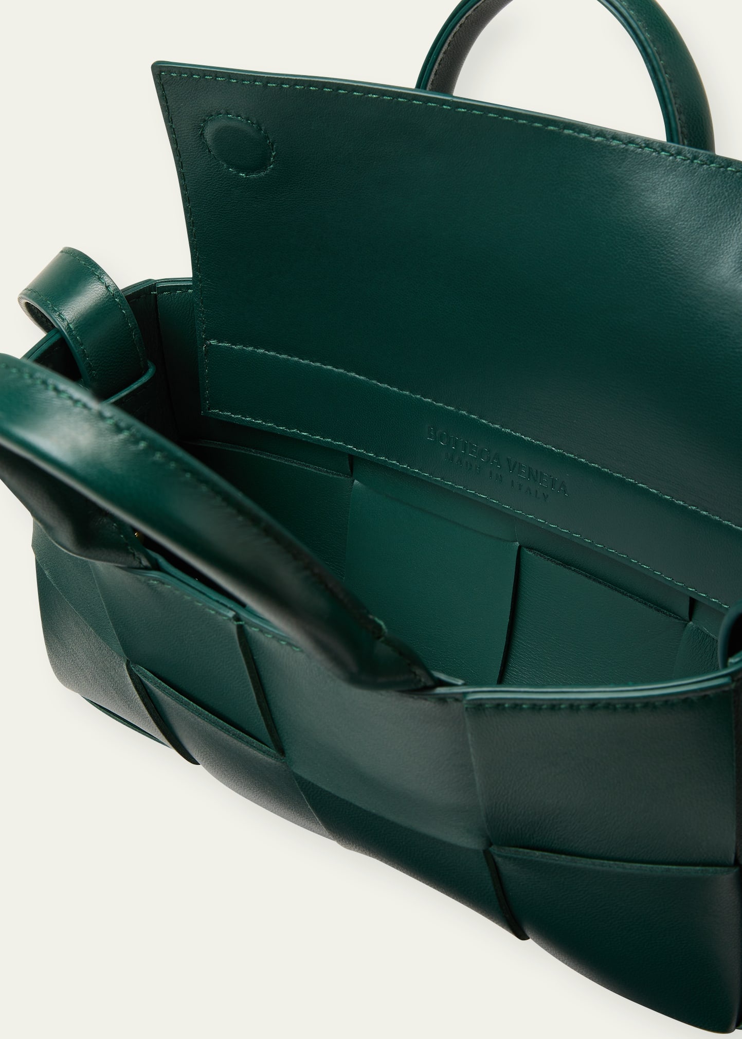 Arco Mini Intreccio East-West Tote Bag - 4