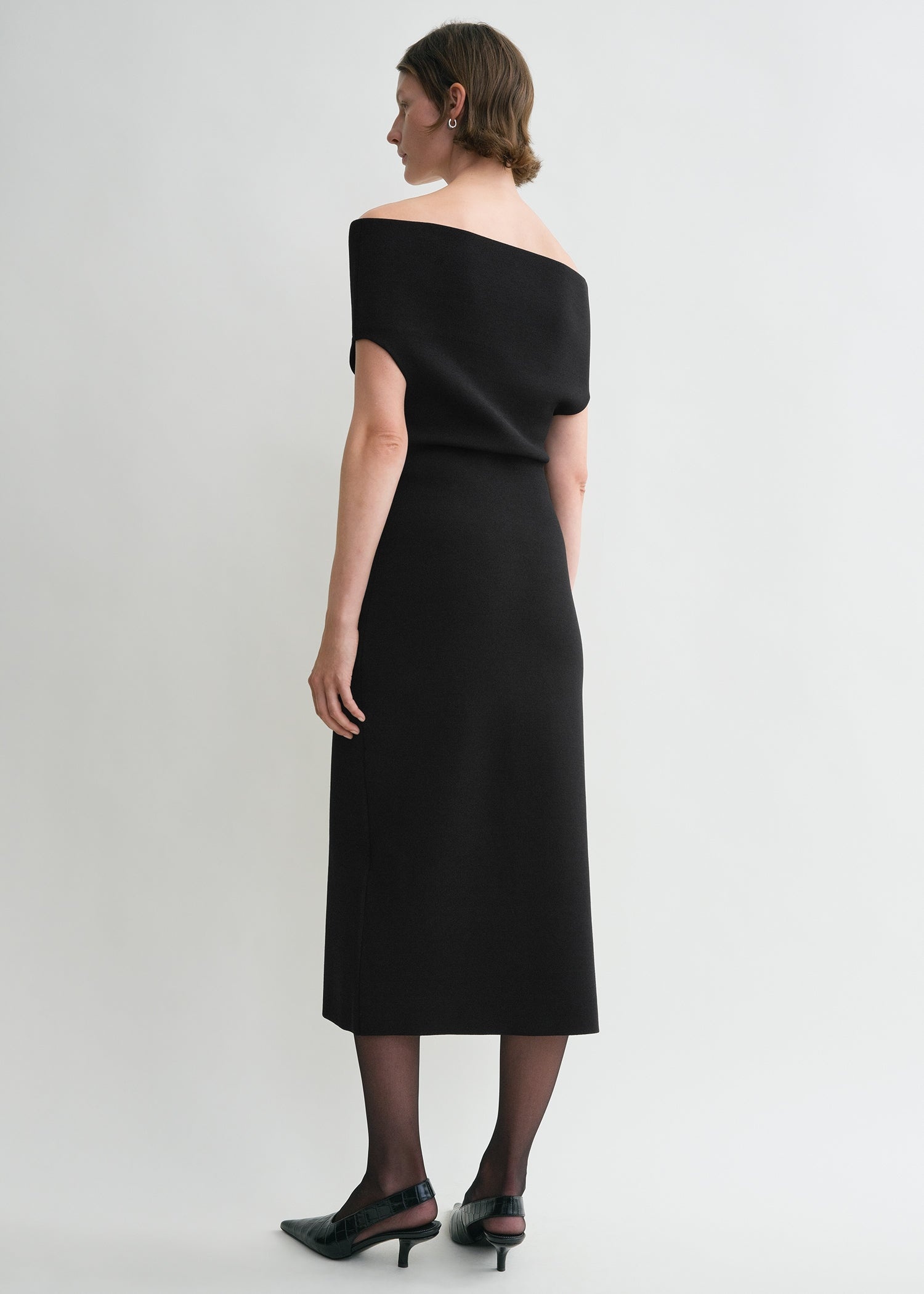 Double-knit dress black - 4