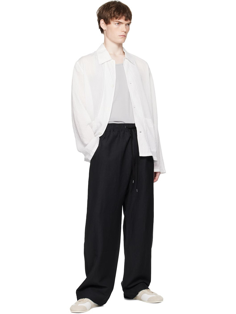 Studio Nicholson Navy Sonny Trousers outlook