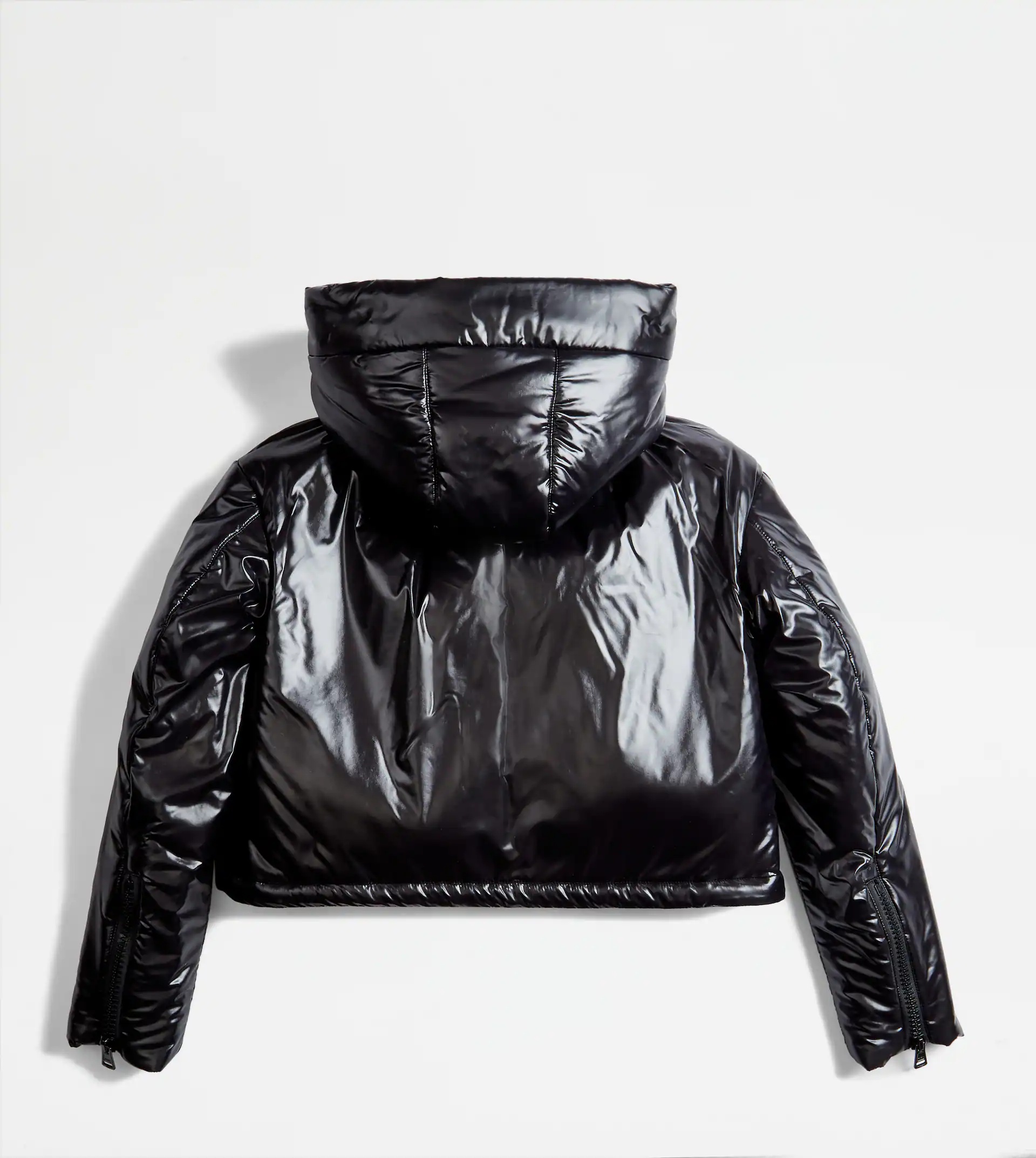 SHORT PADDED JACKET - BLACK - 4