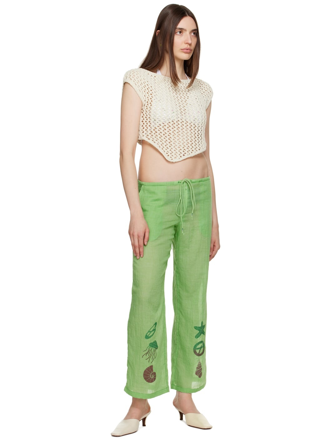 Off-White Asymmetric Tank Top - 4