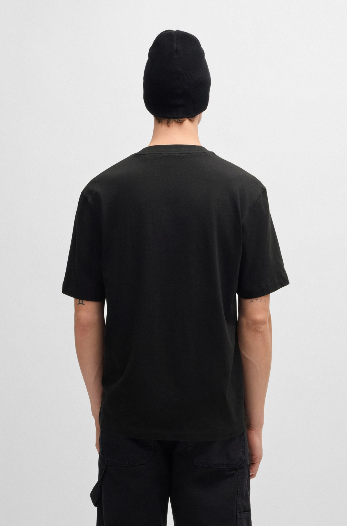 REGULAR-FIT T-SHIRT IN COTTON JERSEY WITH SEASONAL LOGO - 5