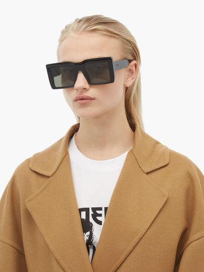 Loewe Logo-engraved square acetate sunglasses outlook