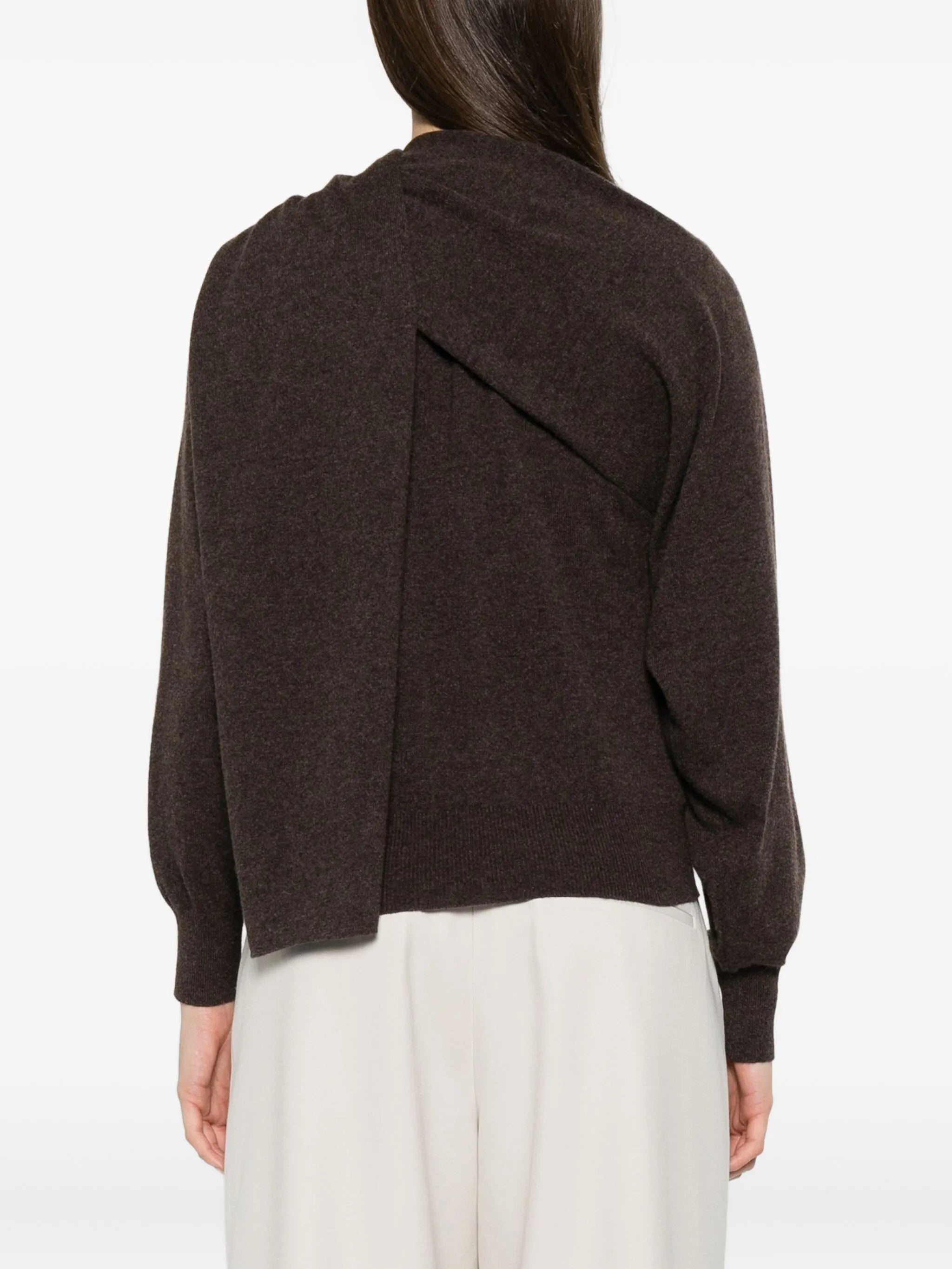 Ferragamo Asymmetric Button-up Cardigan - 5