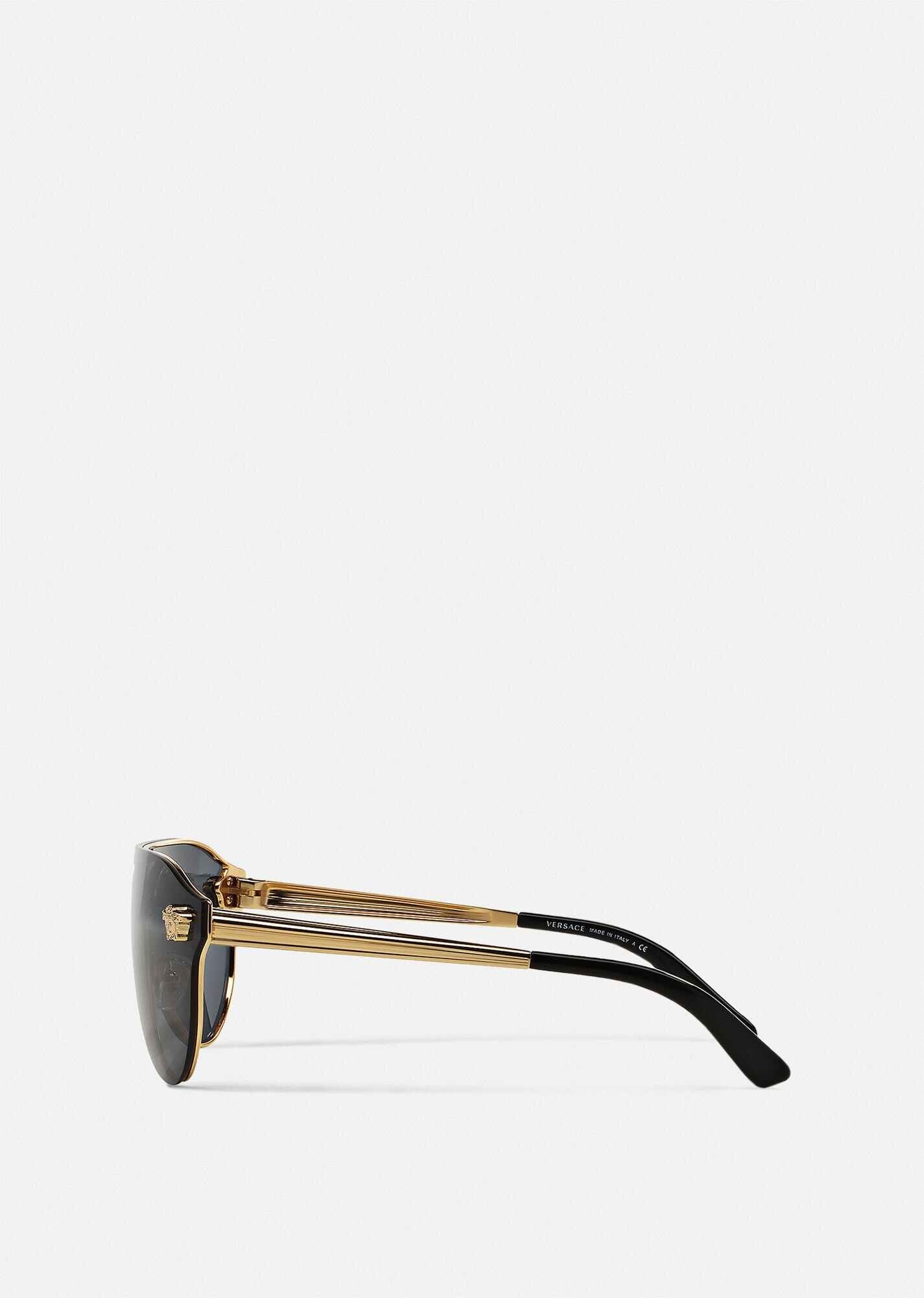 Black Glam Medusa Sunglasses - 3