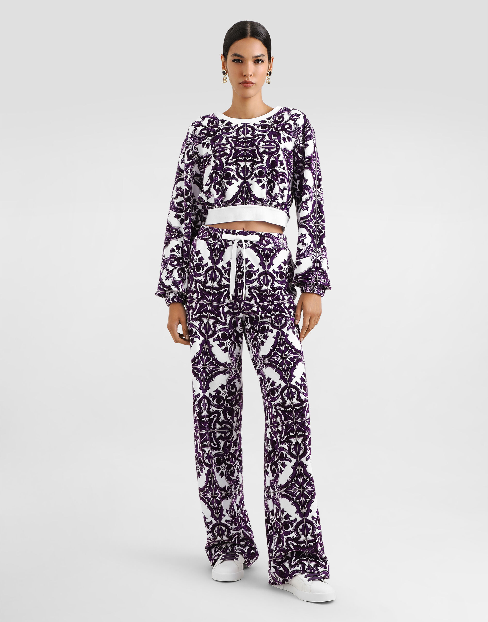 Jacquard chenille sweatshirt - 2