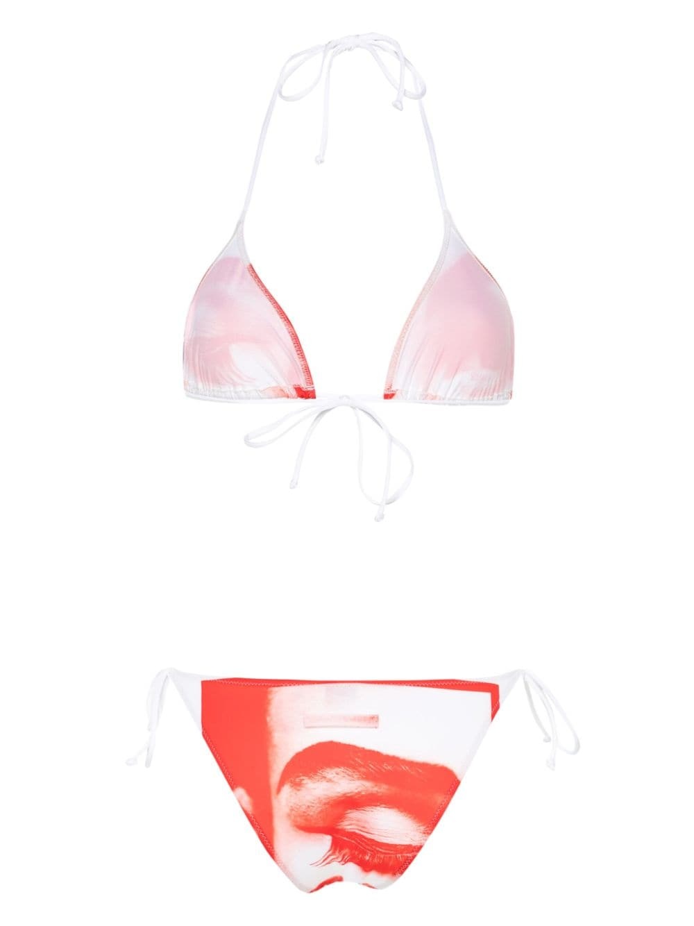 abstract-print bikini - 2