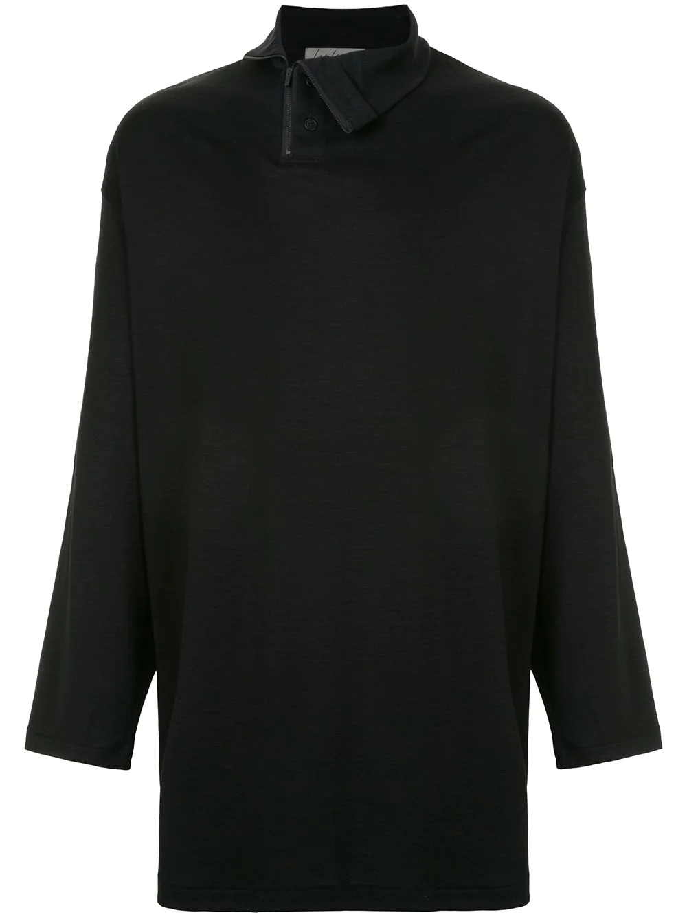 oversized long-sleeve top - 1