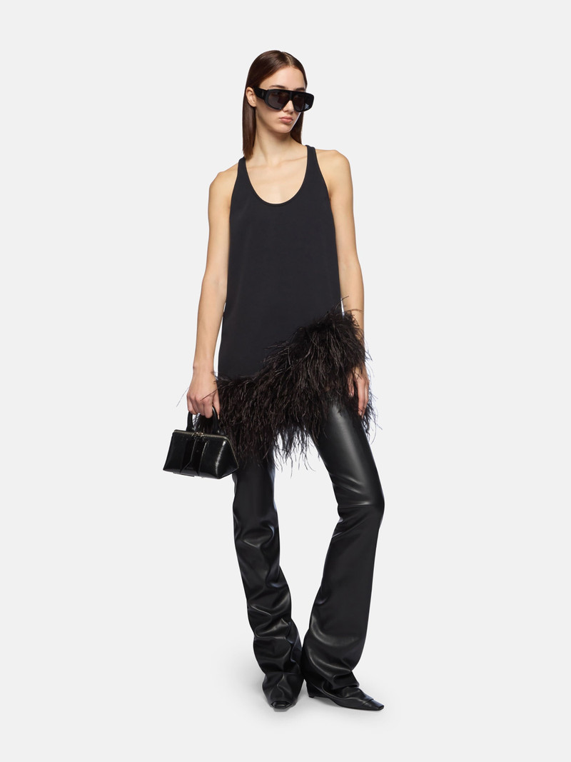 THE ATTICO BLACK MINI DRESS outlook