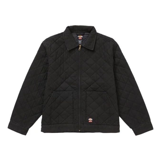 Supreme x Dickies Quilted Denim Work Jacket 'Black' SUP-FW21-370 - 1