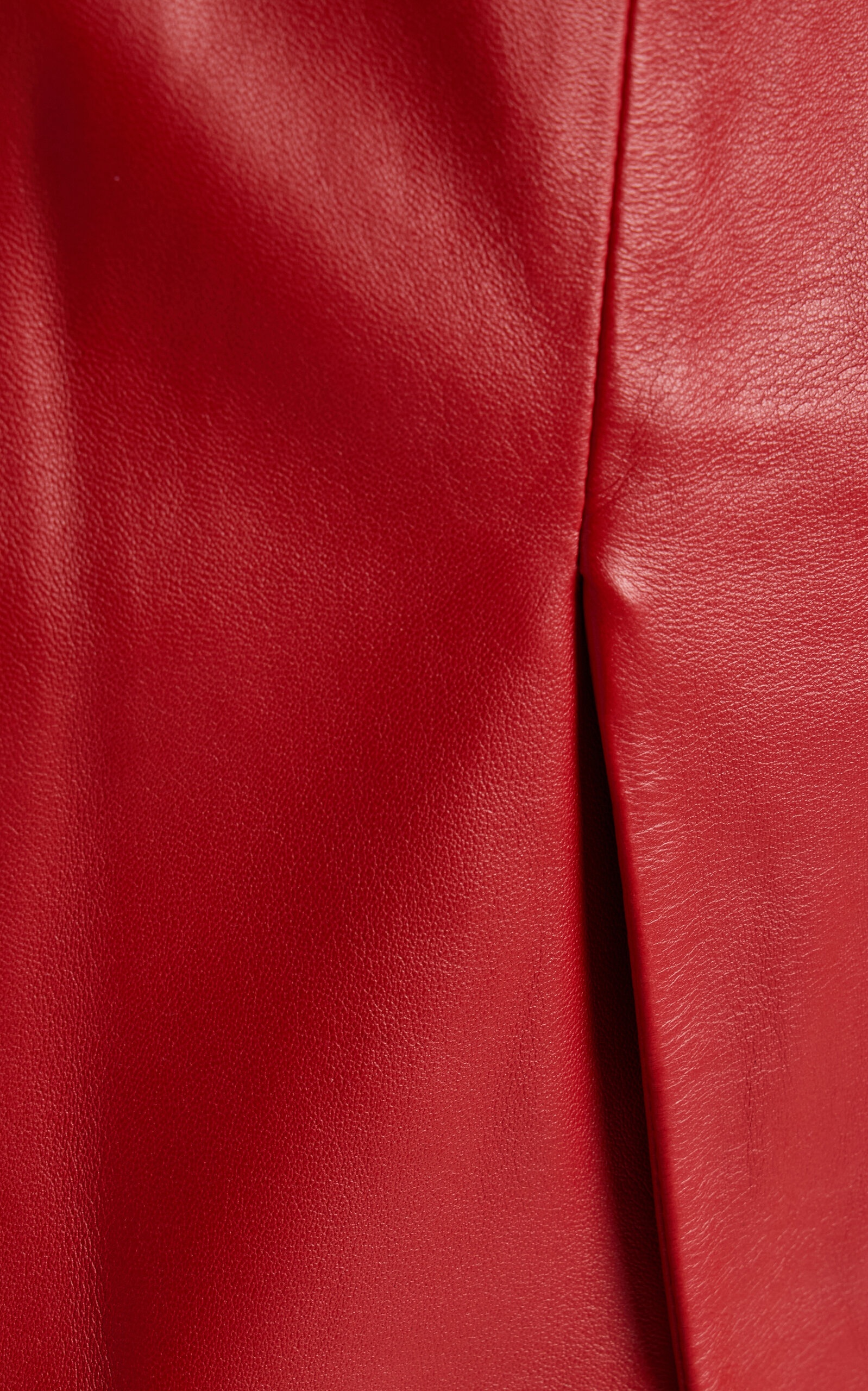 Ekare Leather Skirt red - 5