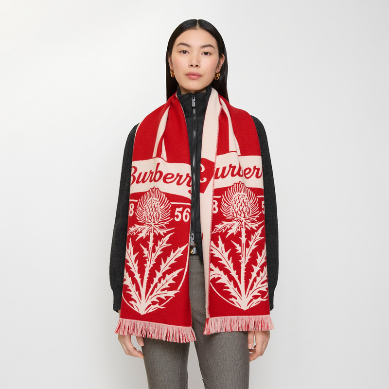 Thistle Shield Wool Scarf 4