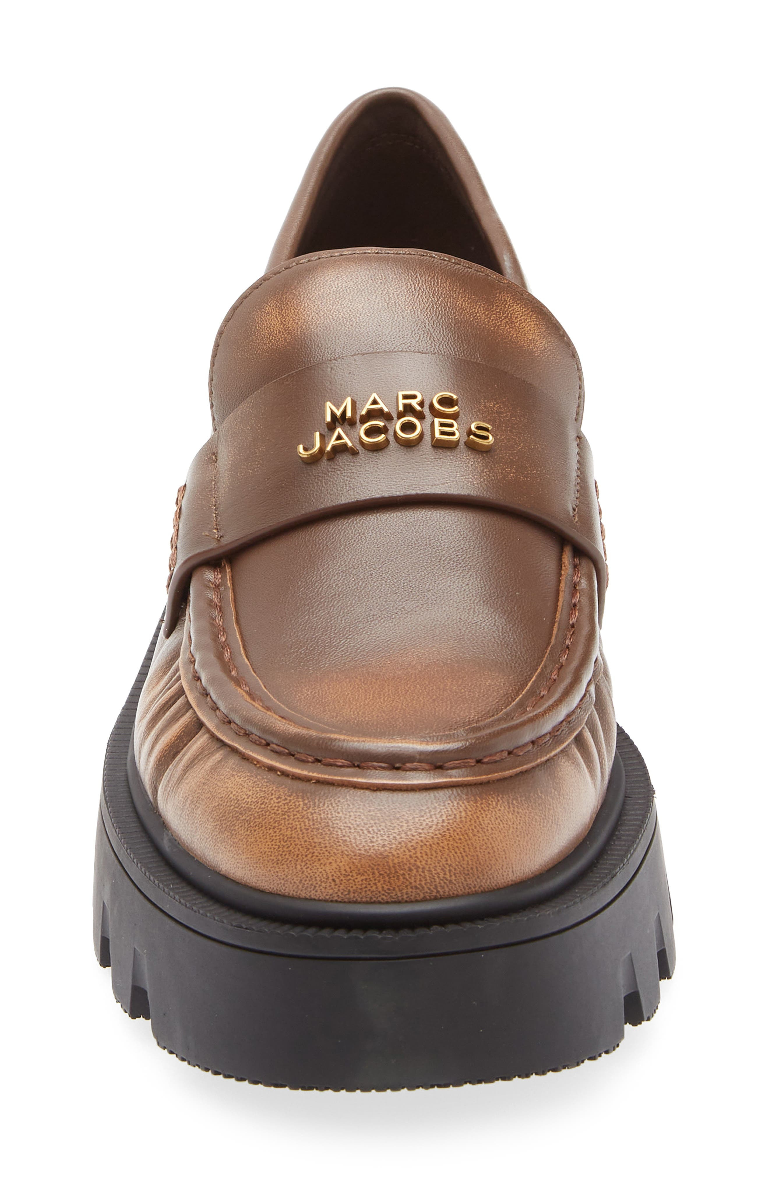 Marc Jacobs The Frankie Platform Loafer in Ebony at Nordstrom - 4
