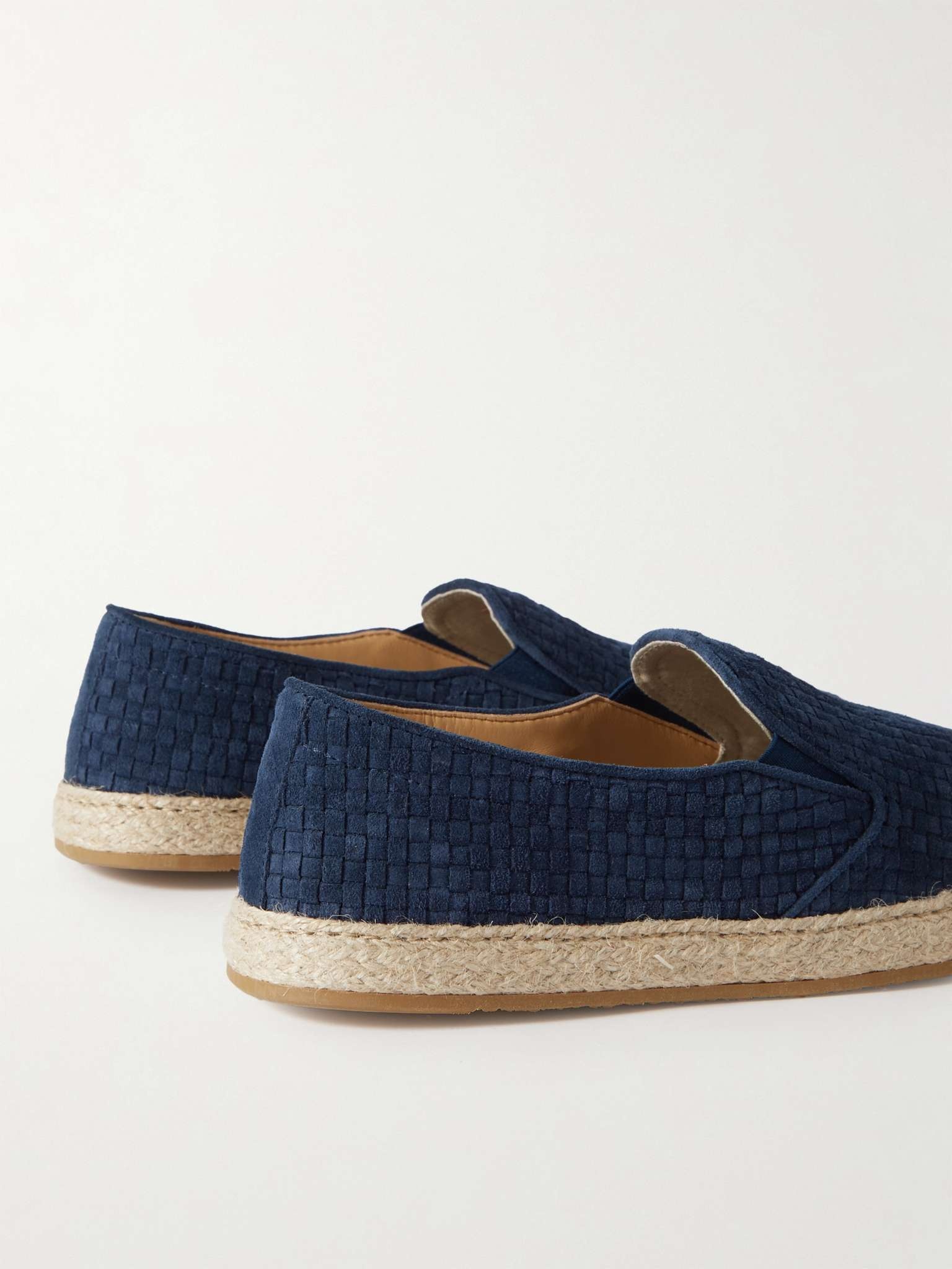 Woven Suede Espadrilles - 5