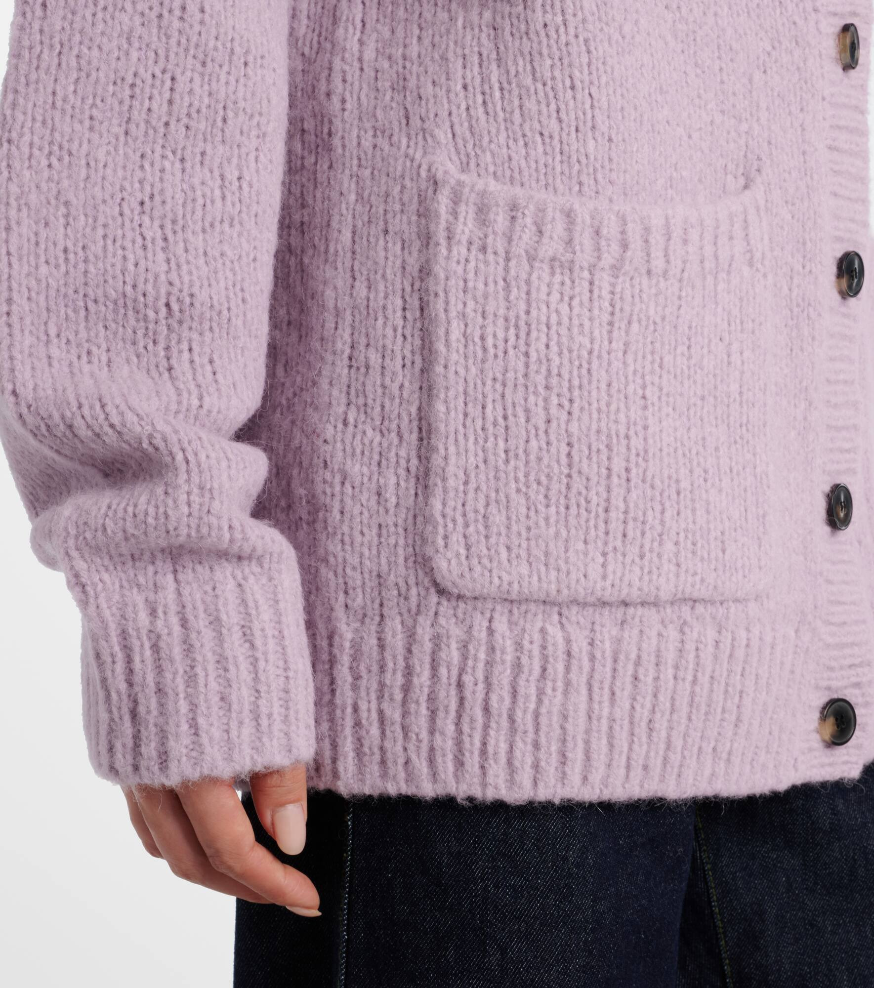 Alpaca and wool-blend cardigan - 5