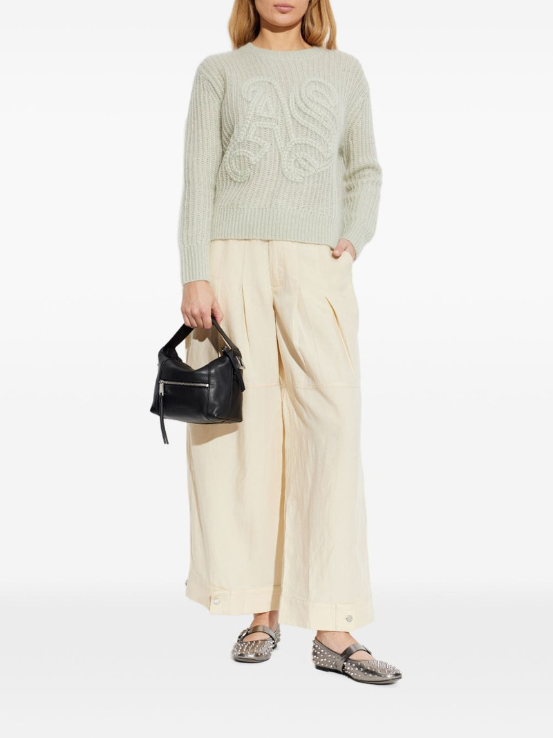 ALLSAINTS Chain crew-neck sweater outlook