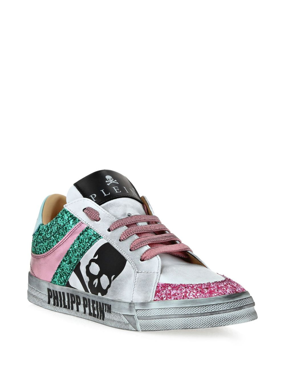 Glitter Skull sneakers - 2