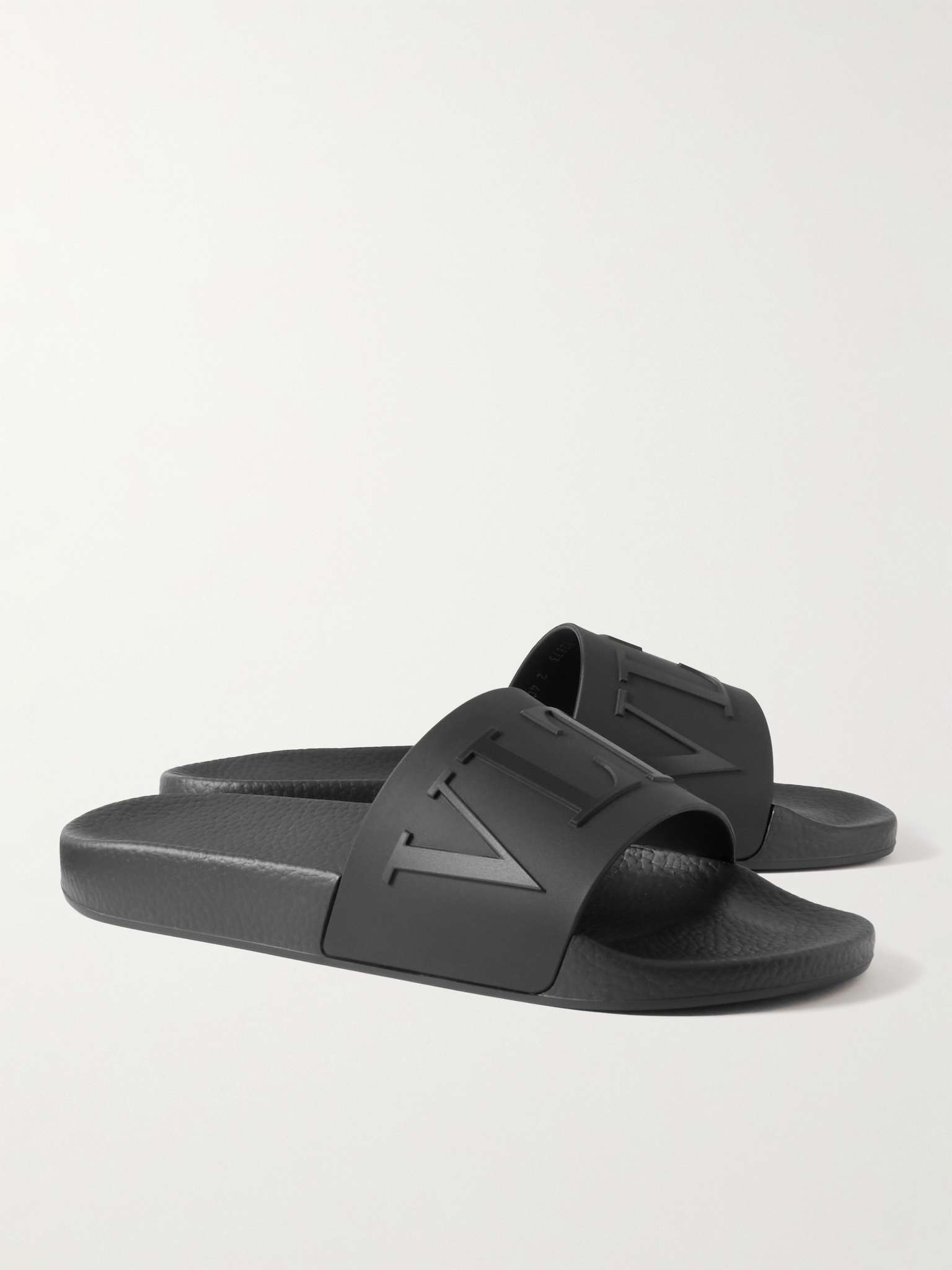 Valentino Garavani Logo-Embossed Rubber Slides - 4