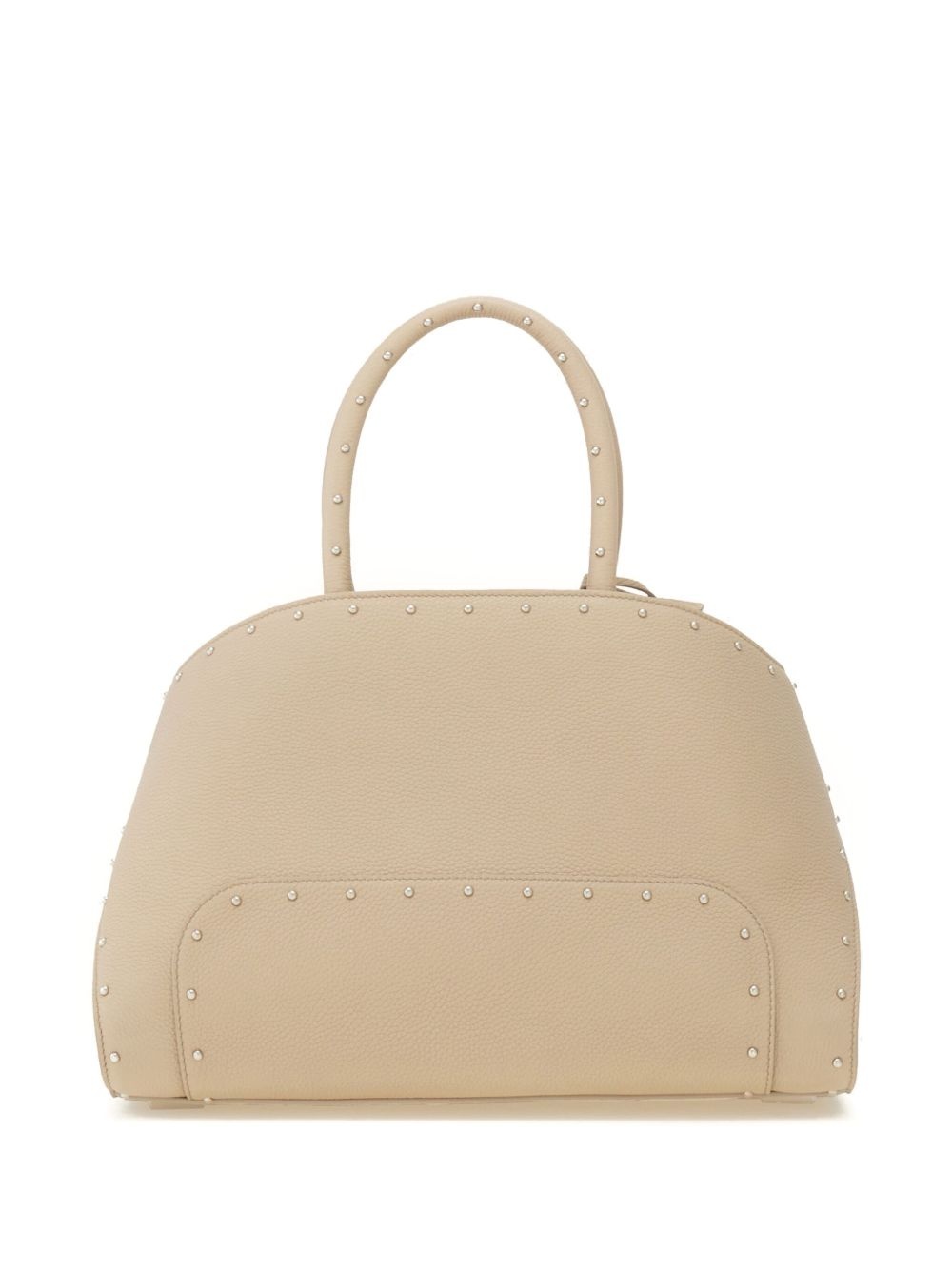 stud-embellished structured tote bag - 4