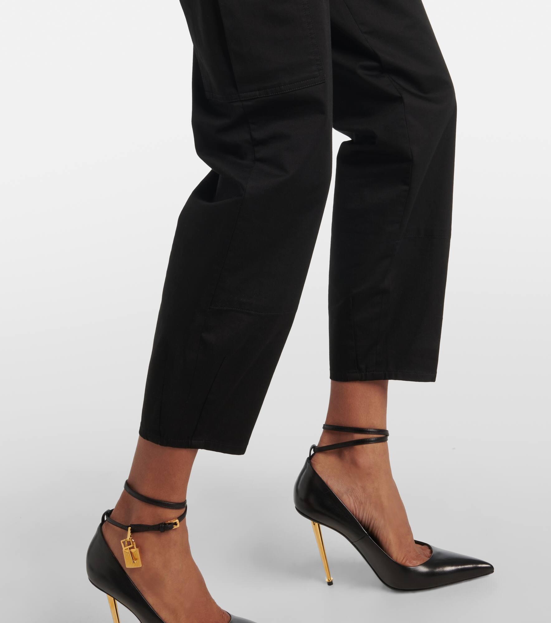 Cotton twill cargo pants - 5