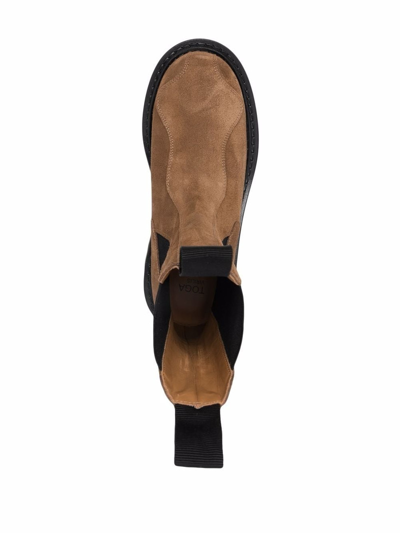 stud-embellished suede Chelsea boots 4