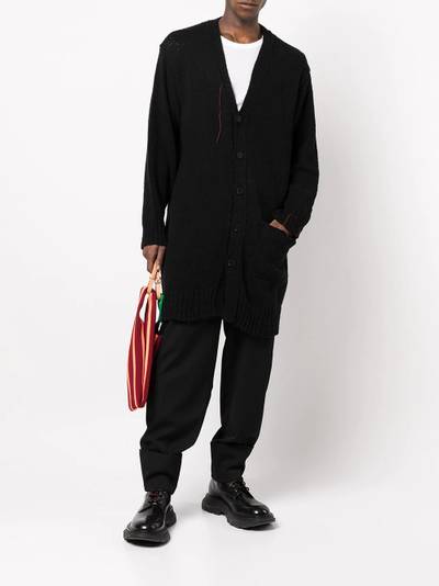 Yohji Yamamoto zip-detail tailored trousers outlook