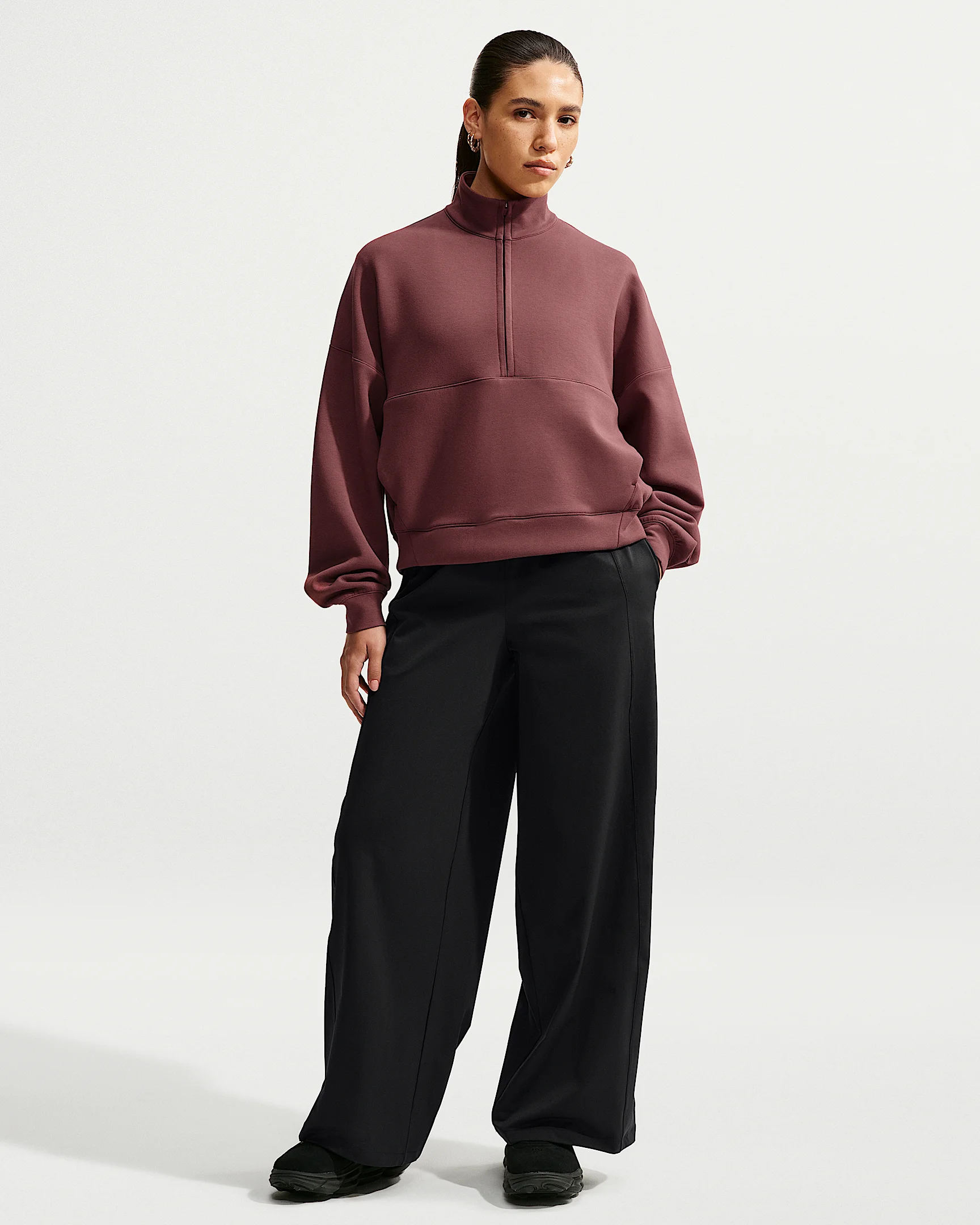 Nike 24.7 PerfectStretch Women's Dri-FIT Mid-Rise Wide-Leg Pants - 1